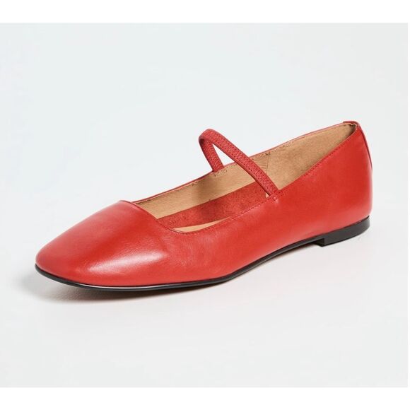 Madewell Shoes - Madewell Greta Ballet Flats In  Kilt Red Sz 8 New Without Box